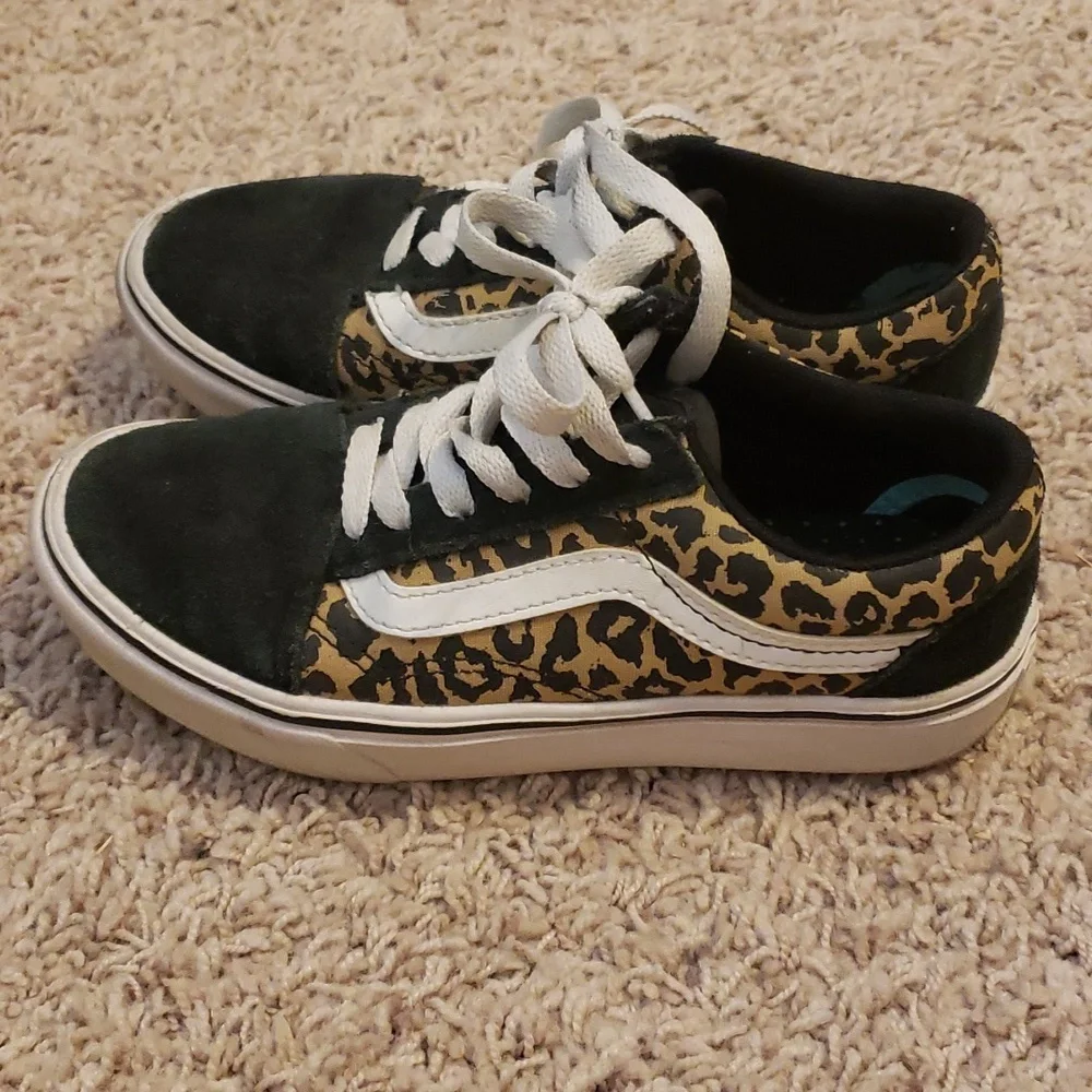 Vans low top black and cheetah print - Picture 2 of 4